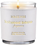 M&SENSE Teakwood Scented Soy Candles, Vegan Non Toxic 10oz 42-Hour Clean Burn, Relaxing Aromatherapy Candle for Stress Relief, Spa, Meditation, Men Valentines Candle Gifts for Him