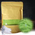 DRMAISON Pearled Candle Wax Sand DIY Kit - 35.3 oz, Grass Green, Non-Toxic&Smoke-Free, Refillable with 60 Wicks, Long-Lasting Flame, Highly Customizable for Wedding, Party&Holiday Decor