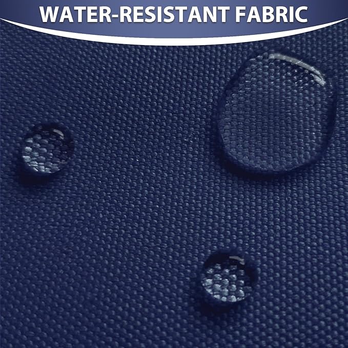 Waterproof Canvas Fabric by The Yard 58inch 600D Upholstery Material Polyester Fabric Outdoor Water Resistant Fabric for Sewing Chair Patio Cushion Purse Bag Interior, 10 Navy Blue