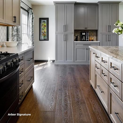 Flooret Luxury Vinyl Plank Flooring Wirebrushed Bestsellers Sample Kit | 6 Pieces of 12" Cut Samples from Real Planks | DIY Click Installation, 40 Mil Wear Layer, Waterproof and Scratch Resistant LVP