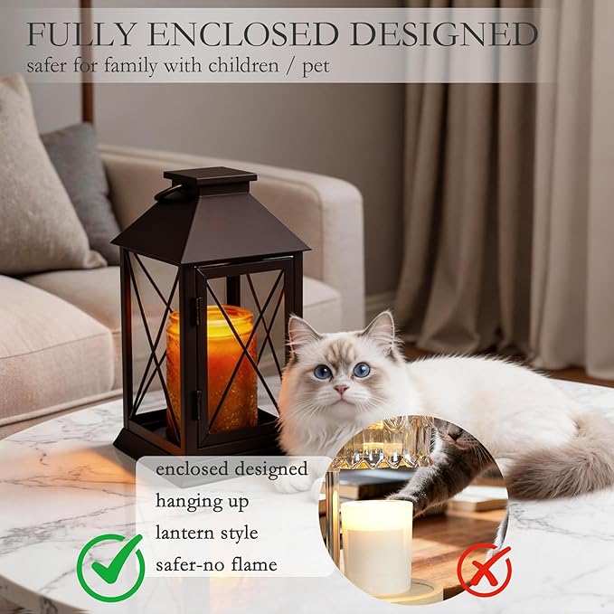 Candle Warmer Lamp with Timer Dimmable,Electric Candle Lamp Warmer for Jar Candles,Large Candle Warming Lamp,Fully Enclosed Designed and Hanging Up-Coffee Gold