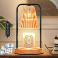 Candle Warmer Lamp with Timer, Electric Candle Lamp Warmer for Jar Candles, Dimmable Wax Melt Warmer with 2 Bulbs, Mom Christmas Gifts Birthday House Warming Gifts New Home, Vintage Home Bedroom Decor