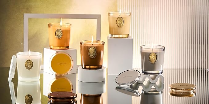 M&SENSE Natural Soy Candle | Pumpkin Apple Pie & Orange | 9.2 oz, 50H Burn Time | Luxury Scented Candle for Relaxation, Gifting, Home Décor | Ideal for Bedroom, Office, Party Ambiance