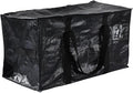 Large Moving Storage Bags Heavy Duty Woven Bags with Zipper & Handles for Clothes Blankets Travel (A-3PC)