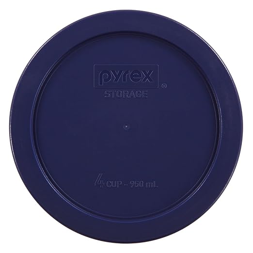 Pyrex Simply Store 14-Piece Round Glass Food Storage Set, Blue Made in the USA