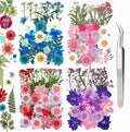 160 Pcs Dried Pressed Flowers for Resin, Real Pressed Flowers Dry Leaves Bulk Natural Herbs Kit for Scrapbooking DIY Art Crafts, Epoxy Resin Jewelry Molds, Candle, Soap Making, Nails Décor