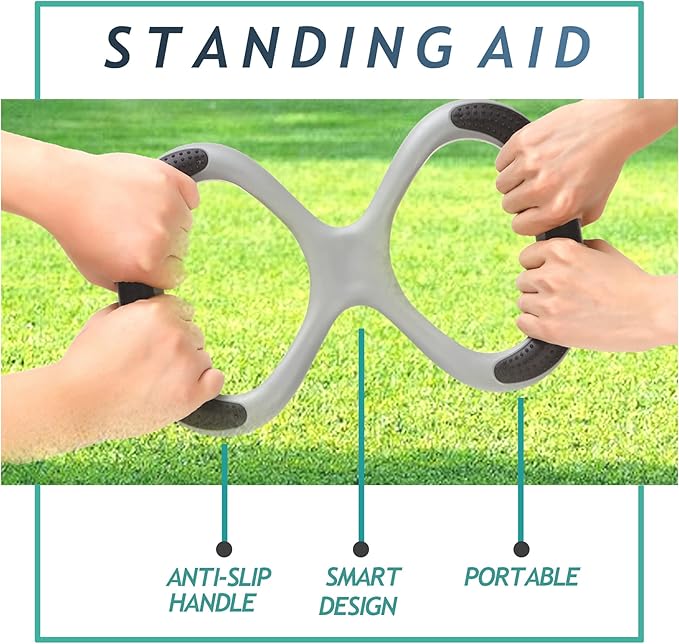 EASACE 14" Lift Assists Standing Aid with No-Slip Stronger Grip Handles, Portable for Disable and Elderly,Caregivers and Senior