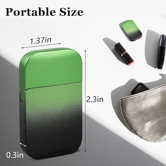 2 Pack Pink Flame Torch Lighter,Cute Lighter,Refillable Butane Lighter, Windproof Torch Lighter for Outdoor Camping BBQ Candle,Nice Gift for Women Girls on Birthday,Anniversary Green Without Butane