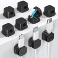 9 Pack Magnetic Cable Clips Cord Organizer,Desk Cable Management Accessories,Cord Clips,Adhesive USB Wire Holder Keeper Organizer for Home Office Desk Phone Car Wall Desktop Nightstand cable organizer