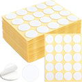ZNBSIXP 400PCS Candle Wick Stickers, Premium Heat Resistant Double-Sided Foam Adhesive Dots - Strong Wick Stickers for Candle Making Kit, Adheres Steady in Hot Wax