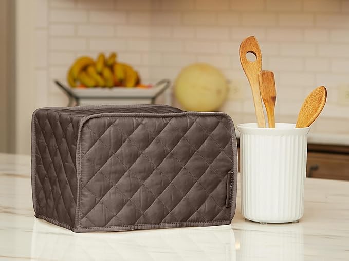 Covermates Keepsakes Slow Cooker Cover – Quilted Electric Appliance Protector for Kitchen Counter Storage – Dust & Stain Resistant – Washable Slip-On Design, Bronze