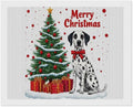 AIVKIEJK Diamond Painting Kits for Adults - Christmas Joyful Canine Holiday Painting DIY 5D Full Drill Diamond Dots Paintings with Diamonds Gem Art and Crafts Home Decor 16"x20"
