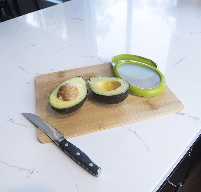 Joie Fresh Stretch Pod Avocado Storage Container, Silicone Food Saver, Keeps Leftover Produce Flavorful and Firm in Fridge, Reusable Kitchen Gadget, Dishwasher Safe, BPA-Free