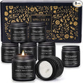 8 Pack Scented Candles for Men, Masculine Candle Gift Set with Smoky & Woody Scents, Soy Wax Aromatherapy Candles for Home, Birthday Gift for Him, Boyfriend, Spring Candles