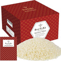 BeyTyKy 5Lb White Beeswax Pellets - 100% Pure and Natural Triple Filtered Beeswax for Candle Making, Skin, Face, Body, Hair Care DIY Creams, Lotions, Lip Balm and Soap Making Supplies