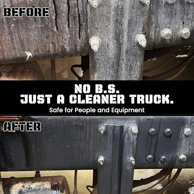 Industrial Truck Cleaner – Tough on Road Grime, Gentle on People and Equipment, 1-Quart Spray