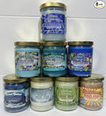 Smoke Odor Exterminator 13 oz Jar Candles Blue Serenity, Assortment (8) Includes Blue Serenity, Winter Wind, Ocean Breeze, Nag Champa, Bamboo Breeze, Island Rain, Sea Glass & Sandalwood.