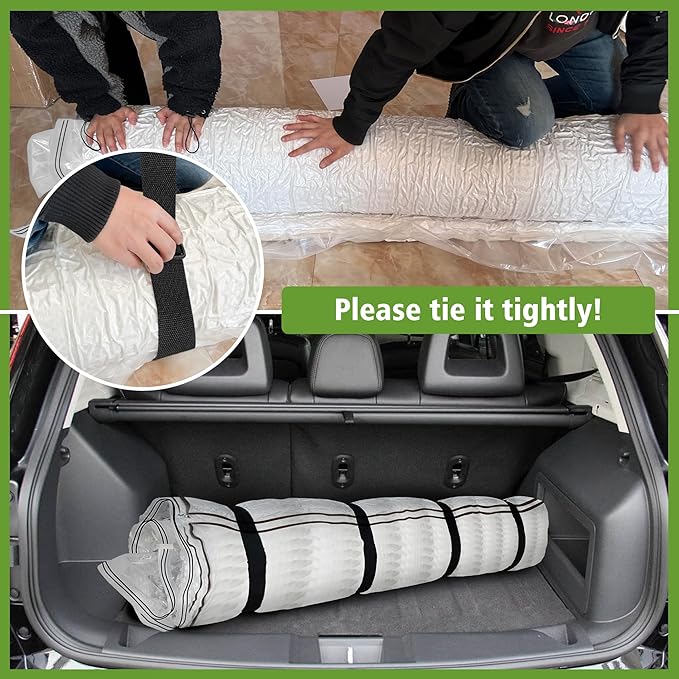 King Mattress Bag for Moving and Storage, Mattress Storage Bags California King Size for Mattress up to 14 Inches