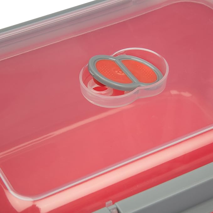 Microwave Vegetable Steamer Containers - 3 Pack Reusable Nesting Food Storage Large, Medium, Small - Meal Prep Containers, Store Leftovers -Locking Steam Vent Lids - BPA Free, Fridge and Freezer Safe