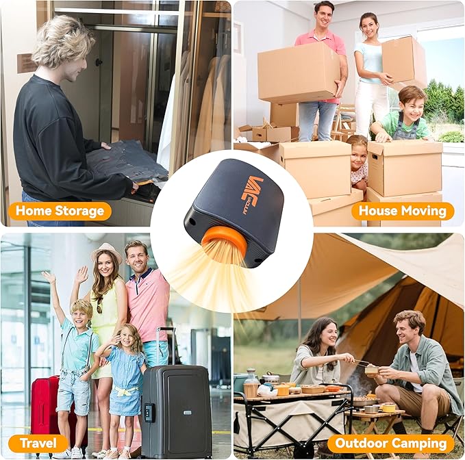 Travel Vacuum Bags for Clothing with Rechargeable Cordless Pump,Vacuum Storage Bags,15 Pack Vacuum Bags,Compression Packing for Clothes,Pillows,Comforters & Travel