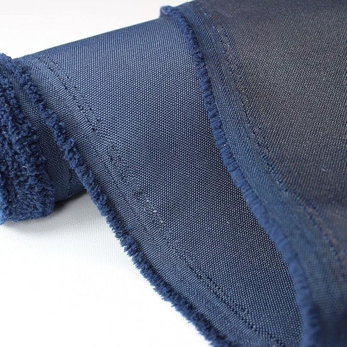 Mybecca Canvas Oxford Fabric Marine Waterproof Outdoor Awning 600 Denier by The Yard (Cut Separate by Yard for Prime Orders-1 Yard) (60"x36") Navy Blue