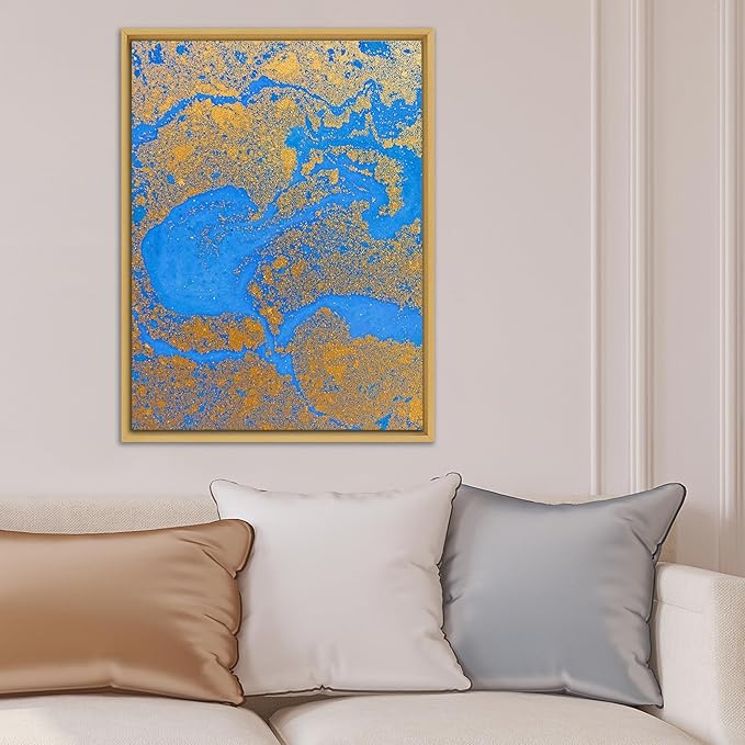 Pixy Canvas Floater Frame 12x18 for 3/4 (0.75) inch Deep Canvas Paintings/Canvas Prints/Wood Canvas Panels/Wall Art/Wall Decor/Home Decor/Artwork (Light Maple, 12 x 18 inch, Portrait)