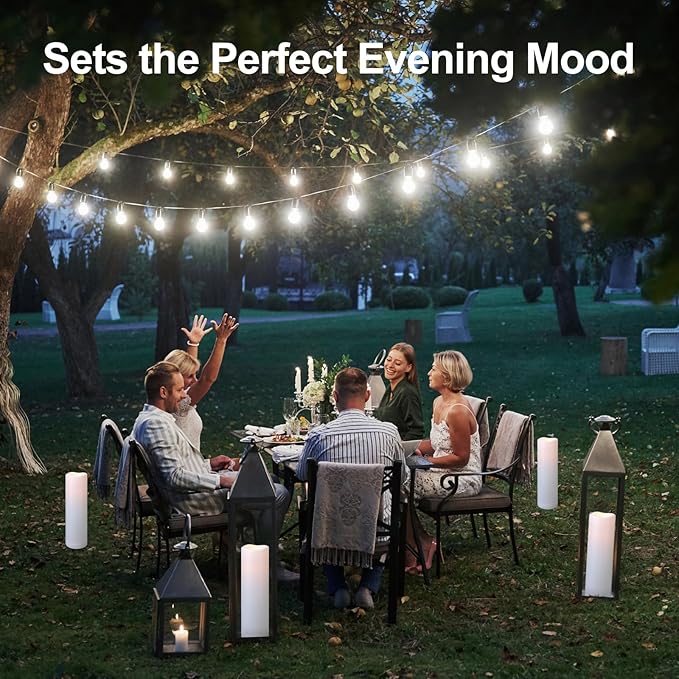 2 Pack Extra Large Outdoor Candles with Timer Waterproof, 14" x 4" Flickering Flameless Candles Battery Operated with Remote, Tall LED Pillar Candle for Outdoor Lantern, Patio, Porch, White