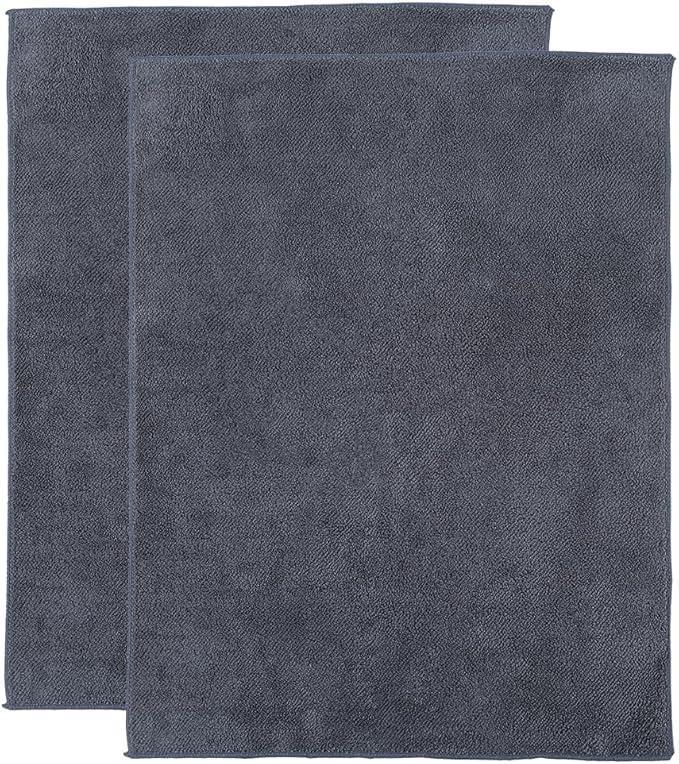 Car Interior Suede Cleaning Towel for Sonata SEL 2024, Ultra Soft High Absorbent Lint Free Scratchless Auto Detail Cloth Grey,S30cm×40cm