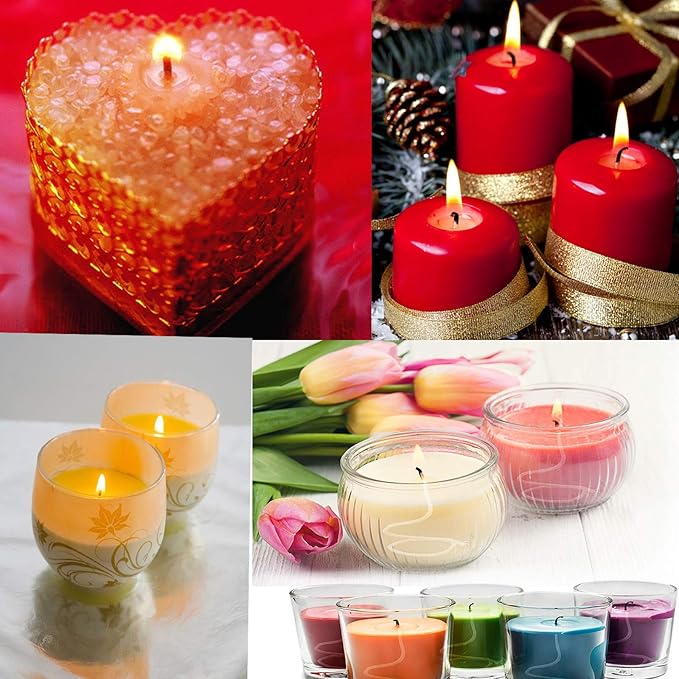Candle Wicks for Candle Making, Braid Candle Wick Pre Waxed Non-Smoke Braided Wicks Beeswax Candles Wicks for Candle Making DIY (15CM(6inch)
