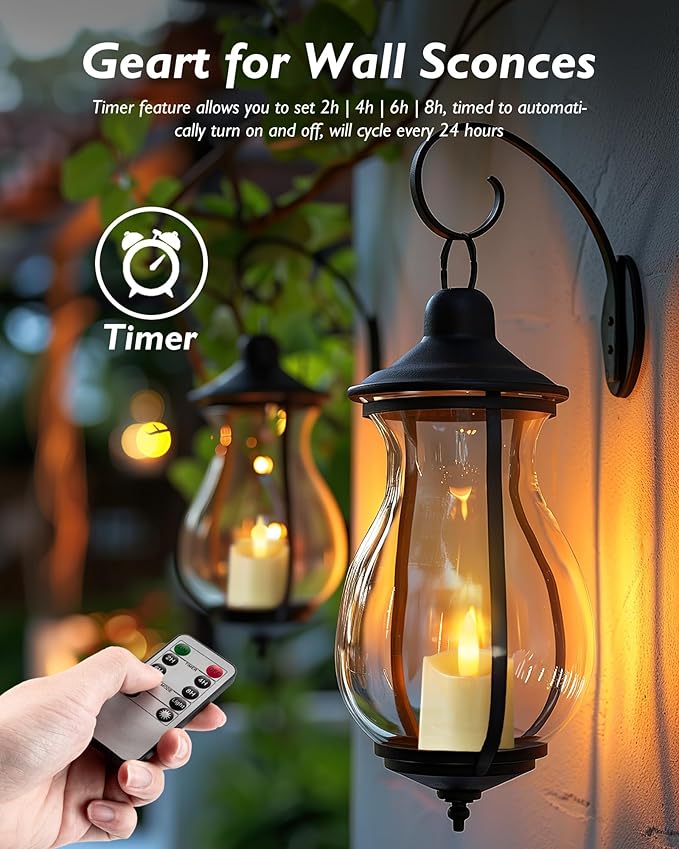 Homemory Rechargeable Flameless Candles, 2/4/6/8H Timer LED Votive Candles, 12 PCS Battery Operated Tea Lights with Timer for Table, Wedding, Christmas (USB Charging Cable Included)