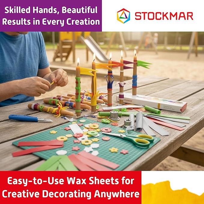 STOCKMAR Decorating Beeswax - 12 Pack (Green)