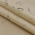Waterproof Canvas Cloth Fabric by The Yard 60" W 600D Oxford Polyester Upholster Fabric Water Resistant Material for Outdoor Furniture Chair Cushion Cover DIY Sewing (5 Yards, Khaki)