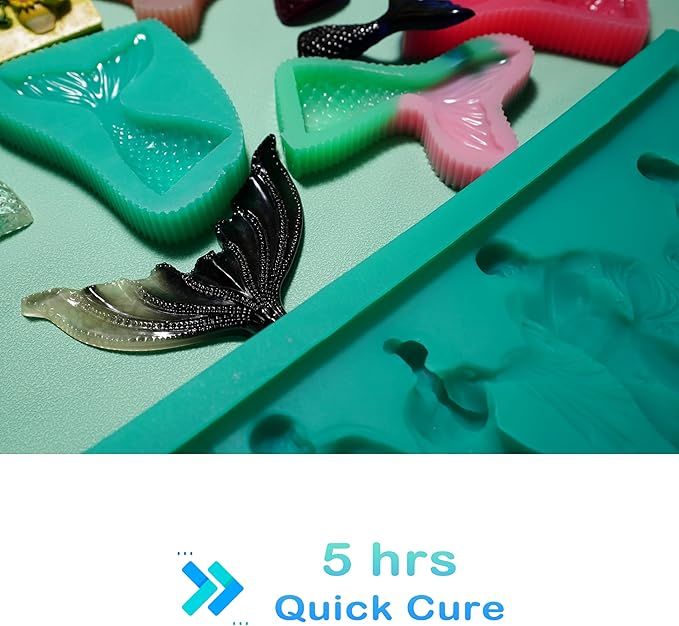 BBDINO Silicone Mold Making Kit Super Elastic Liquid Silicon for Molds Making 70.6 oz, Fast Cure Soft Mould Maker Silicone Rubber for Casting with Resin/Silicone/Jewelry/Soap/Wax/Plaster