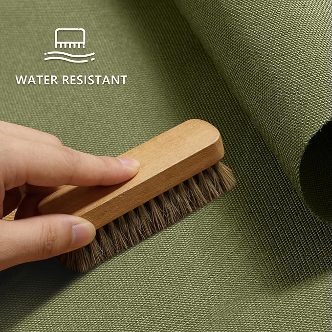 Waterproof Canvas Fabric by The Yard 58inch 600D Upholstery Material Polyester Fabric Outdoor Water Resistant Fabric for Sewing Chair Patio Cushion Purse Bag Interior, 12 Yard Olive Green
