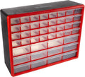 Storage Drawers-44 Compartment Organizer Desktop or Wall Mountable Container for Hardware, Parts, Craft Supplies, Beads, Jewelry, and More by Stalwart
