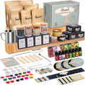 TBWIND Candle Making Kit, Soy Candle Making Supplies DIY Candle Craft Tools for Adults, Beginners with 8 Pleasant Scents, Melting Pot, Wicks, Wax, Dyes & More - DIY Starter Candle Making Kit