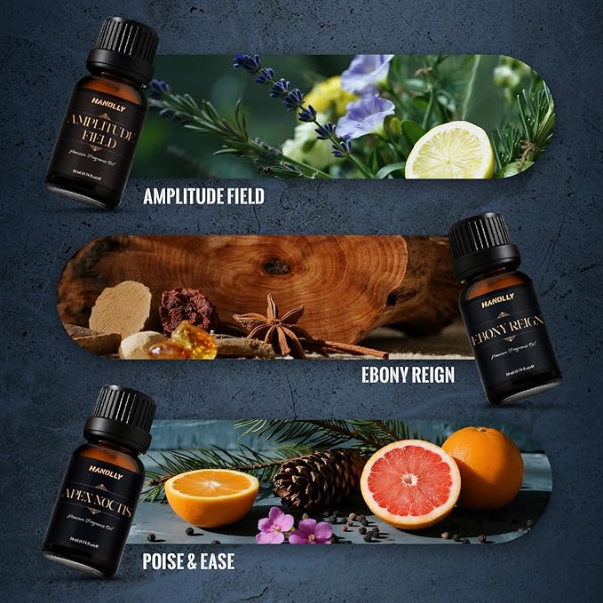 Luxury CEO Man Essential Oils Set,Men Essential Oils for Diffusers for Home,Gift for Men & Father, Masculine Fragrance Oils for Candle & Soap Making, Confident Aromatherapy Oils Kit
