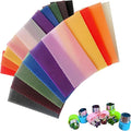 Beeswax Candle Making Kit - 20 Multicolor Sheets DIY Candle Rolling Supplies for DIY Art Craft and STEM Projects – Includes 8 Safe Wax Cutter Tools