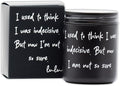Lulu Candles | Blue Citrus | Funny Gifts Scented Soy Jar Candle | Hand Poured in The USA | Highly Scented & Long Lasting (8 Oz. Mason Jar)