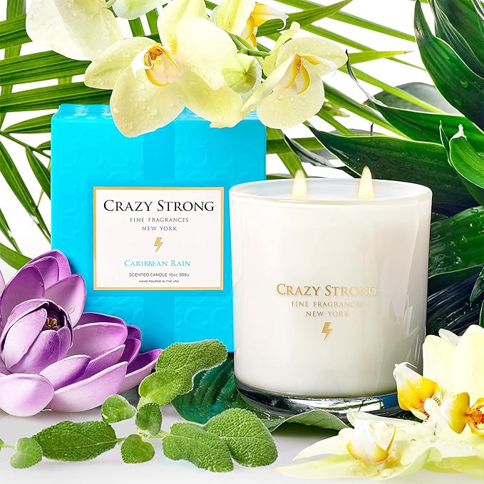 Crazy Strong Caribbean Rain 13 oz. 2-Wick Candle