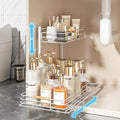 Delamu Under Sink Organizer, Height Adjustable Under Sink Organizers and Storage, Slide Out Under Sink Storage Shelf for Kitchen Bathroom Pantry Cabinet