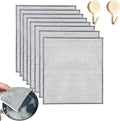 8 Pac Multipurpose Wire dishwashing rag- Reusable Non Scratch Wire Dishcloth, Non Scratch Dishcloth That Can for Kitchen Pots and cooktops, Sinks Dish Rags 7.87' * 7.87'