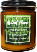 Candles | Fresh Pine Grove | 100% Natural Soy Wax Candle for Home Decor | Highly Scented | Premium Fragrance | Handmade in Vermont, USA | 8 oz | Long Lasting | Gift for Women and Men