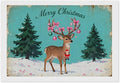 AIVKIEJK Diamond Painting Kits for Adults - Merry Pink Christmas Santa Deer & Tree Painting DIY 5D Full Drill Diamond Dots Paintings with Diamonds Gem Art and Crafts Home Decor 8"x12"