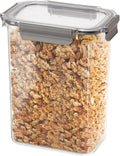Oggi Clarity Leak-Proof Airtight Food Storage Container - Ultra clear, BPA free, Sealable Container with Lid, Ideal for kitchen storage, Kitchen Organization, Perfect Meal Prep Containers. 135oz/4lt