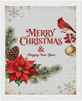 AIVKIEJK Diamond Painting Kits for Adults - Merry Christmas & Happy New Year Painting DIY 5D Full Drill Diamond Dots Paintings with Diamonds Gem Art and Crafts Home Decor 16"x20"