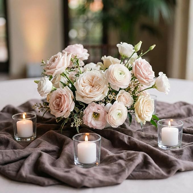 White Votive Candles Unscented Candles for Wedding Centerpieces Pack of 72 Dripless Wax for Parties, Aromatherapy, Devotional, Home Décor, Spas & Holiday Gifts – Royal Imports
