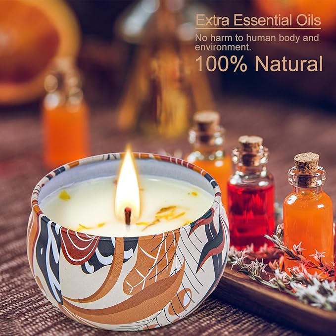 16 Pack Soy Wax Scented Candle Gift Set, Bulk Value Aromatherapy Candles with Fresh Green, Sea Salt & Sage, Coconut Vanilla, Lemon, Ocean Breeze, Vanilla, Lavender & Berry Scents – Gifts for Women