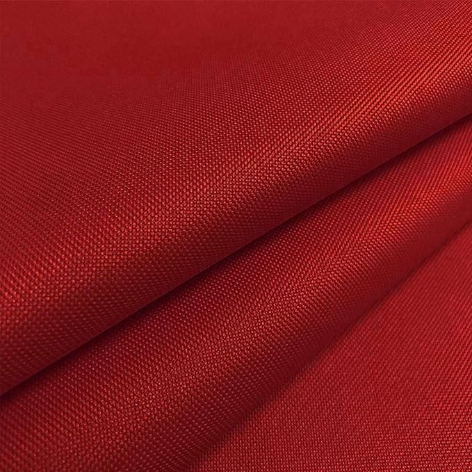 Foreate Waterproof Canvas Fabric by The Yard 600D Upholstery Fabric for Chairs 58" Wide Indoor Outdoor Water Resistant Canvas Polyester Material Sewing DIY Cloth, 1 Yard Red