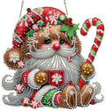 MOGTAA Christmas Diamond Art Hanging Kits for Adults Kids, Christmas Gnomes Diamond Art Suncatchers, 5D Special Shape Diamond Painting Window Pendant Kit for Home Garden Wall Decor